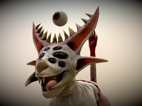  流浪猫斯基特斯3d模型 