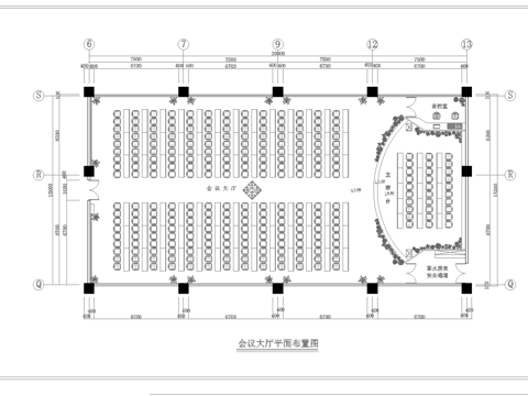 报告厅 会议室 贵宾接待室  最新全套施工图合集cad施工图