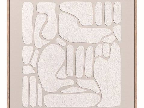  方形地毯3d模型 