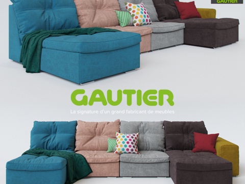  GAUTIER_DOMINO_四人座3d模型 