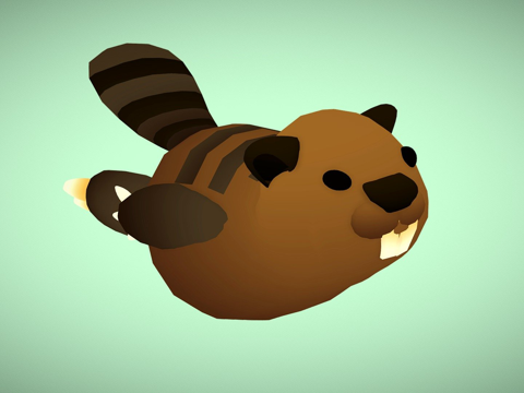  海狸公司全球游戏果酱20203d模型 