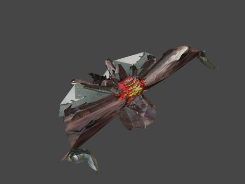  小火双足飞龙3d模型 