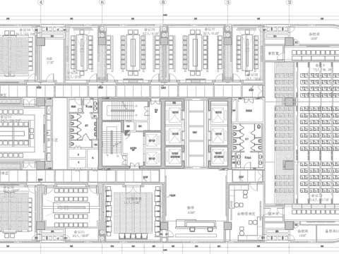  办公室 会议室 最新平面施工图合集cad施工图 
