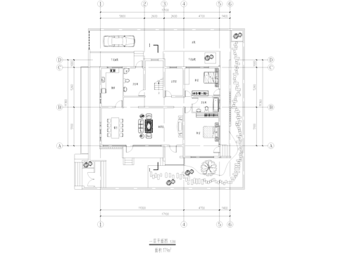 二层别墅建筑CAD施工图cad施工图