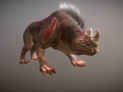  地下怪物3d模型 