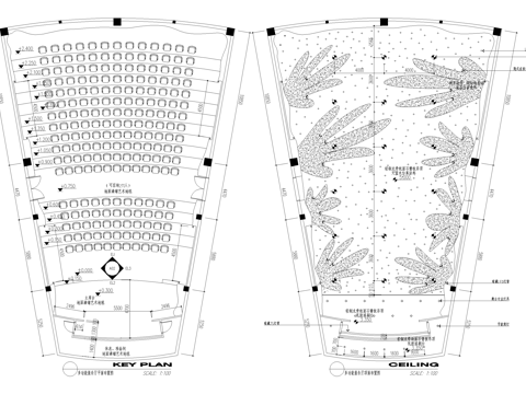  多功能大会议室 小报告厅 CAD施工图cad施工图 