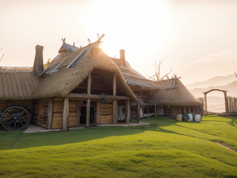  雕塑摆件家居灯具器材设备室外建筑小品su模型 