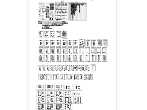  线条套线顶线腰线脚线花线装饰线CAD图库cad施工图 