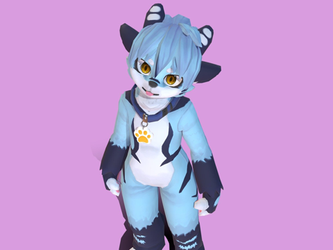 鲁芬服装3d模型