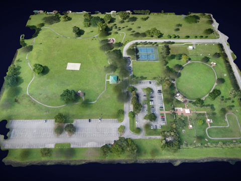  快乐尾巴狗狗公园3d模型 