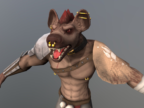 豺狼人最终版3d模型 