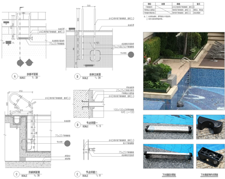 游泳池CAD施工图cad施工图