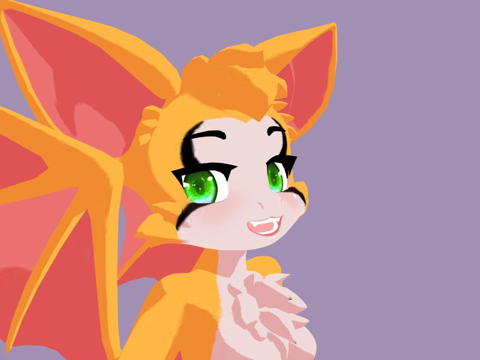  坐立不安极乐之尾3d模型 