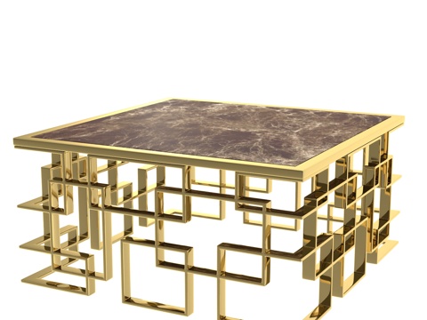  现代茶几 沙发茶几3d模型 