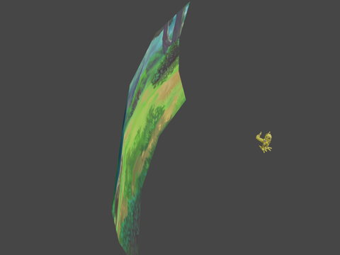  宝可梦凯西粉丝艺术卡通着色器3d模型 