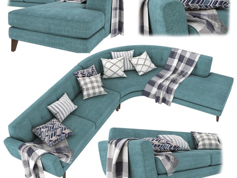  Chill II组合沙发3d模型 