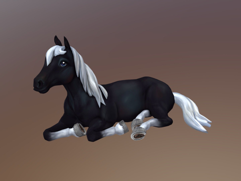  星启灵感马3d模型 