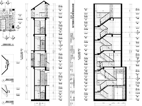 楼梯节点CAD施工图cad施工图
