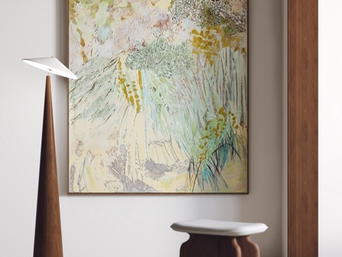  现代挂画 装饰画 客厅挂画 玄关挂画 书房挂画 抽象挂画3d模型 