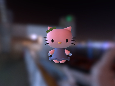  凯蒂猫3d模型 