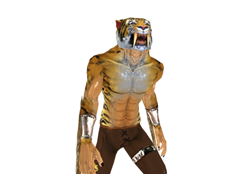  Foin剑齿虎3d模型 