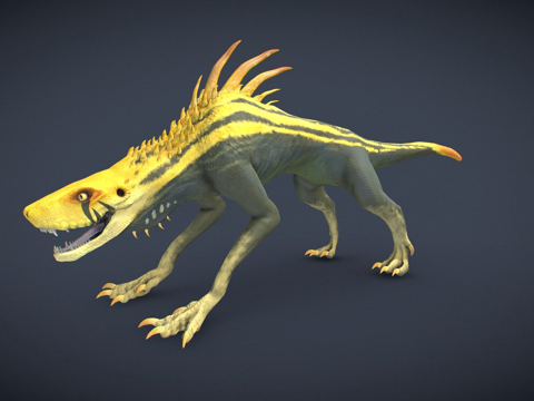  怪物猎人世界贼龙粉丝3d模型3d模型 