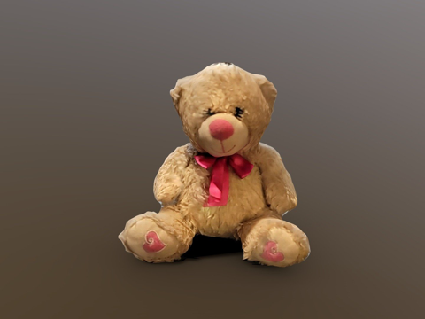  泰迪熊扫描3d模型3d模型 