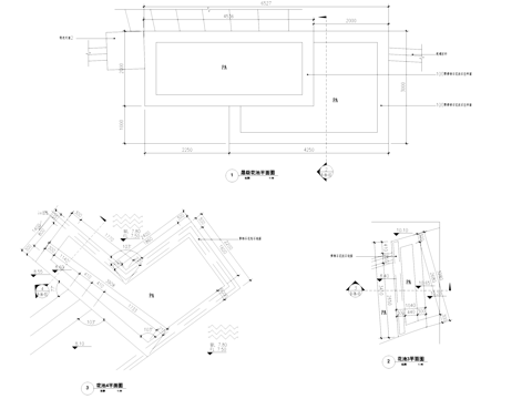 叠级层级景观花池花坛节点CAD施工图cad施工图