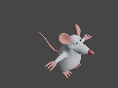  鼠类3d模型 