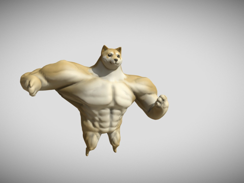 伦巴狗狗3d模型