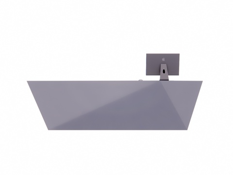 办公空间 接待 大厅su模型