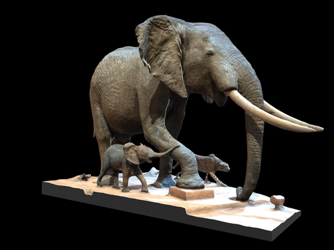  大象巴黎190813d模型 