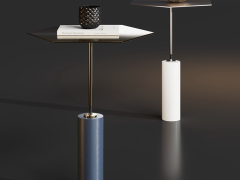  角几边几茶几3d模型 