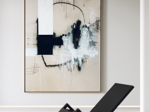  现代挂画 装饰画 客厅挂画 玄关挂画 书房挂画 茶室挂画3d模型 