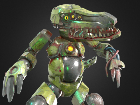  鳄鱼箱23d模型3d模型 