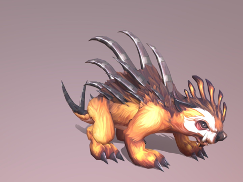 松鼠怪物3d模型