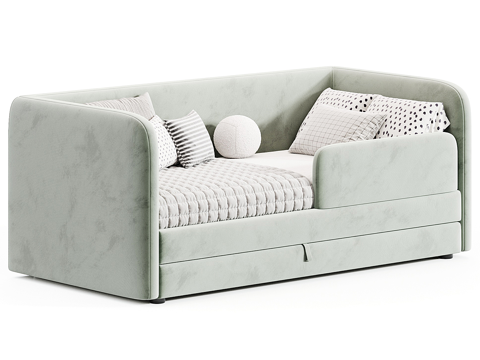  双人沙发3d模型 