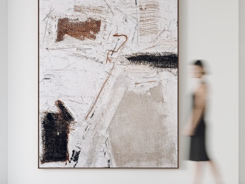  现代挂画 装饰画 客厅挂画 玄关挂画 书房挂画 抽象挂画3d模型 