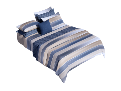 床 双人床 床上四件套su模型