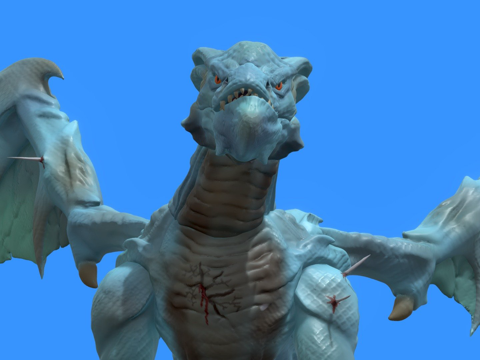  龙族兹迈3d模型 