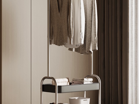  现代衣架3d模型 