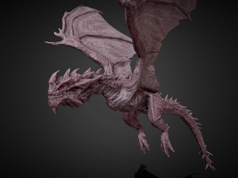  双足飞龙3d模型 