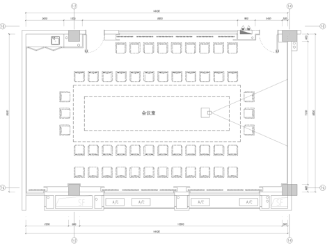 报告厅 会议室 贵宾接待室  最新全套施工图合集cad施工图
