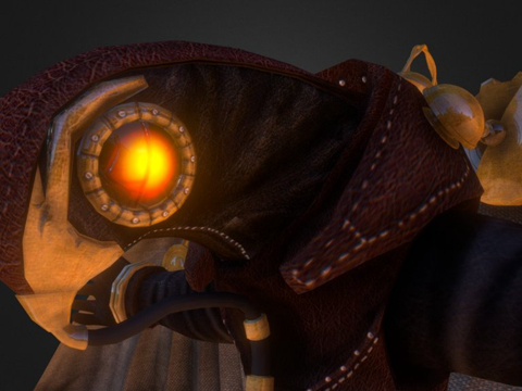  生化奇兵无限鸣鸟3d模型 