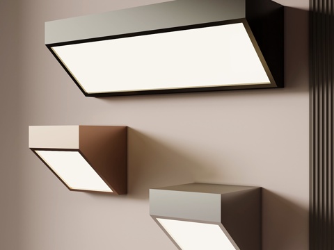  现代意式壁灯 阅读灯3d模型 