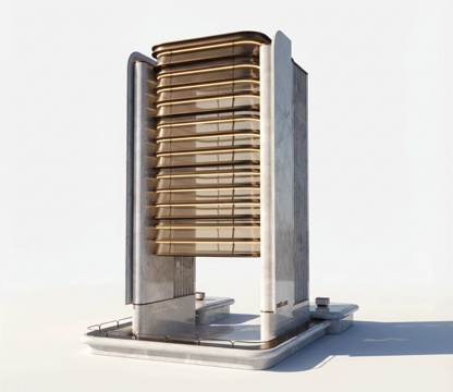  售楼部单体建筑3d模型 