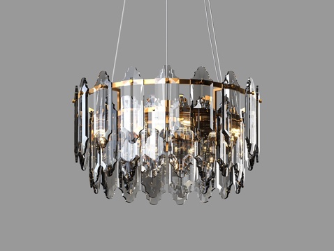  LampsShop 轻奢吊灯3d模型 