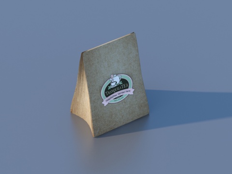  纸袋 咖啡袋 茶袋 包装袋3d模型 