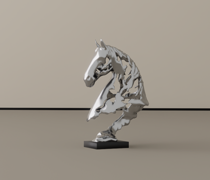 雕塑摆件su模型