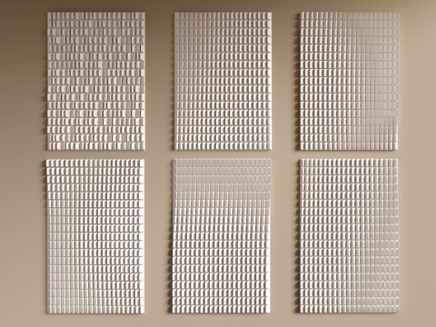 墙面装饰 异形装饰 装饰挂件 异形挂件 奶油风挂件 宅寂风挂su模型